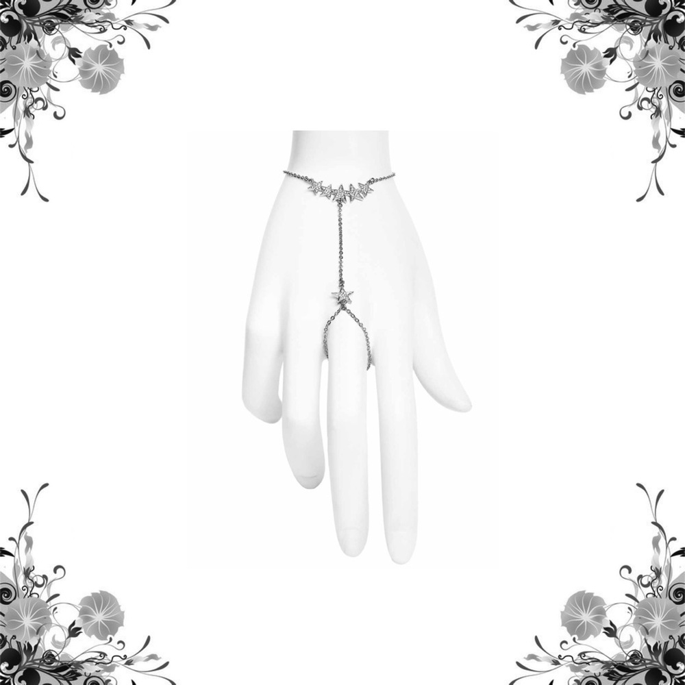 {Rebecca Minkoff} Pave' Star Hand Chain - Picture 2 of 3