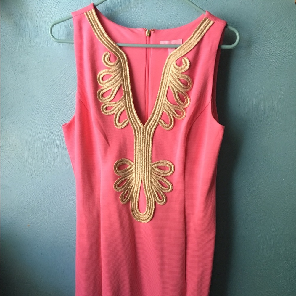 Lilly Pulitzer Janice Shift Hotty Pink NWT L
