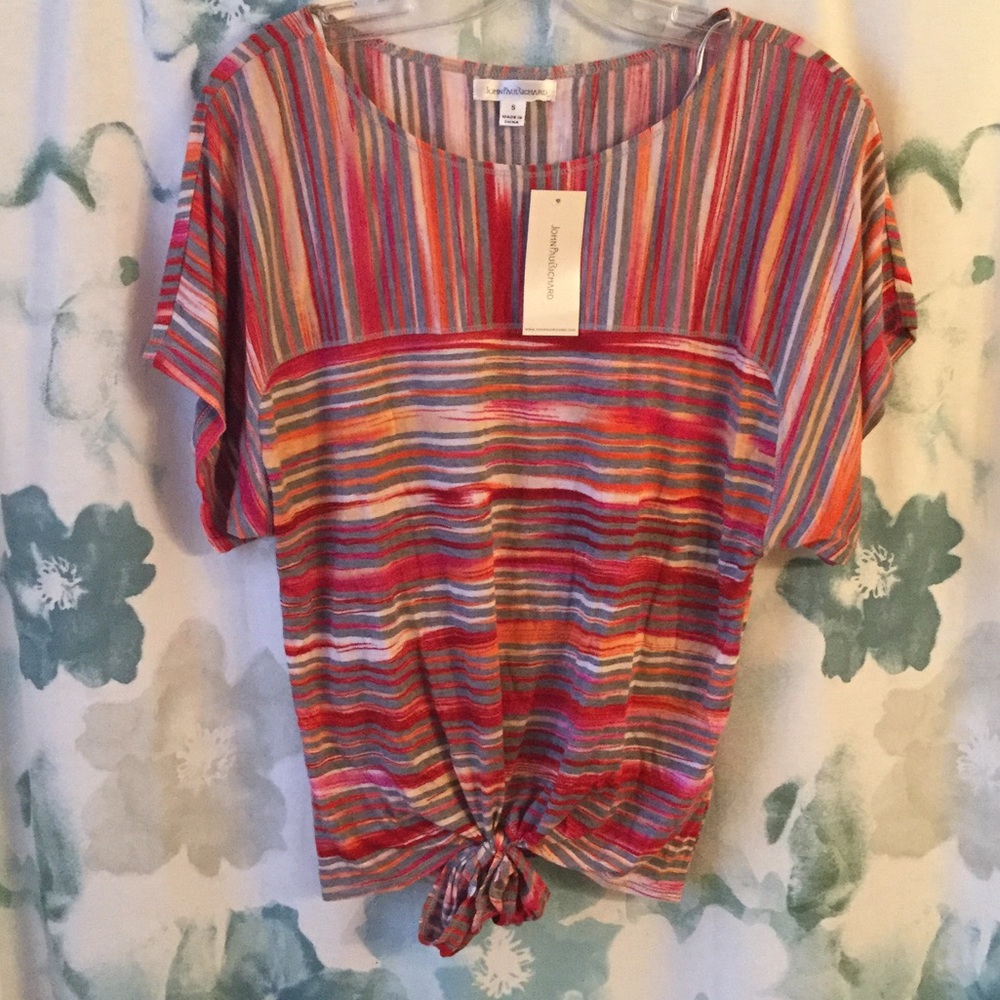 Colorful Summer T, size S, NWT
