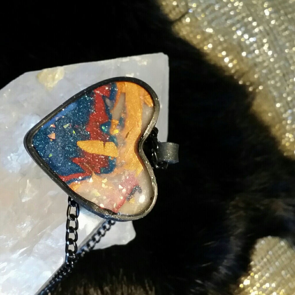 Faux Jasper Pendant