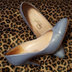 Vintage light blue Pappagallo heels