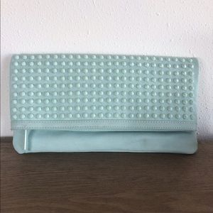 Aldo pastel fold over clutch