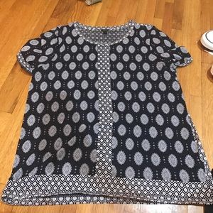 J crew short sleeve blouse