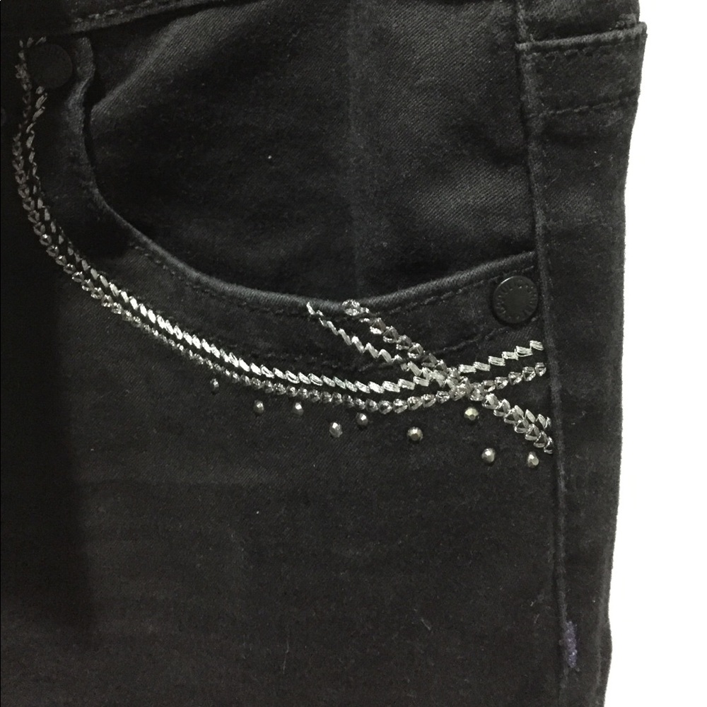 Hydraulic stretch skinny pants