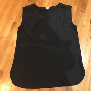 Black silk tank from j. Crew