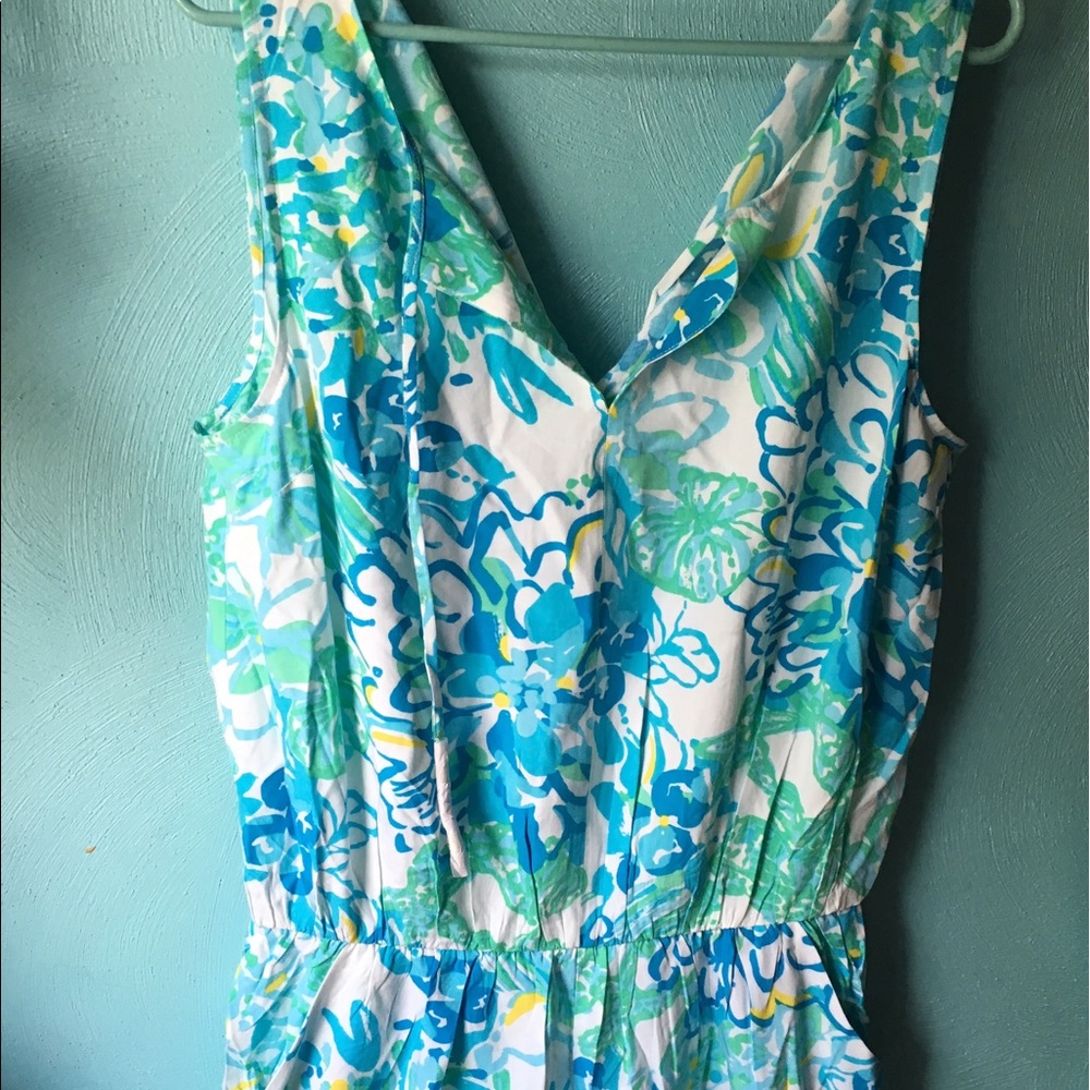 Lilly Pulitzer Tybee Romper In a Pinch NWT L