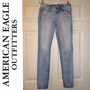 American Eagle Distressed Jeggings