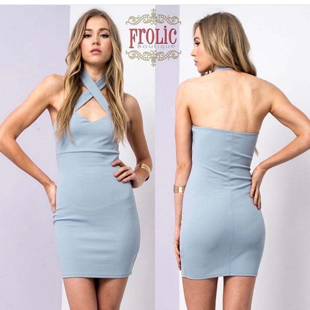 Blue dress
