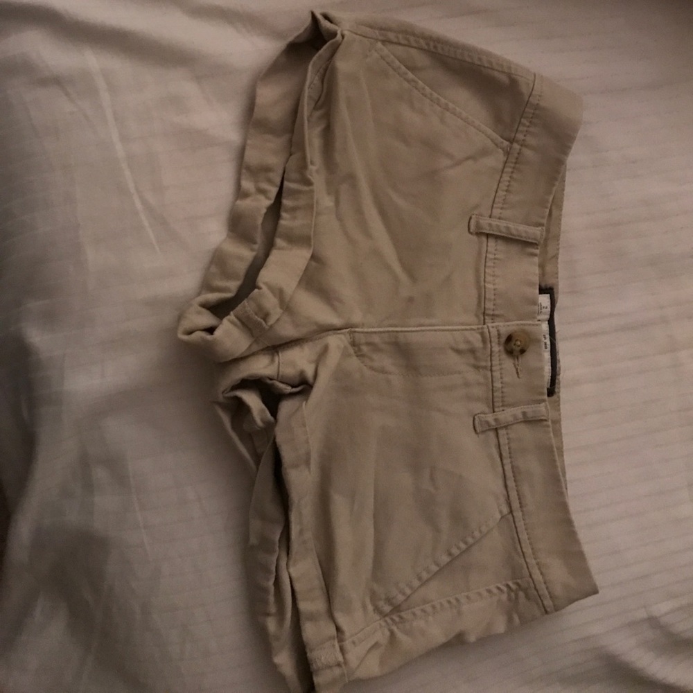 Abercrombie &Fitch. Tan shorts. Size 2