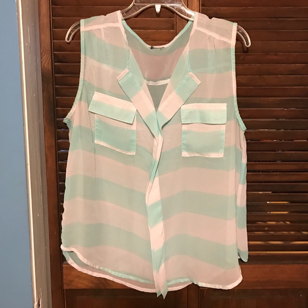 Sleeveless Summer Blouse