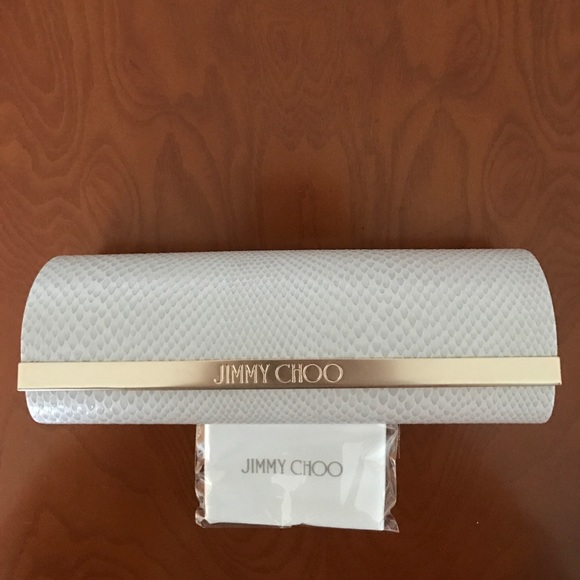 Jimmy Choo sunglass case with cleaning cloth new - Picture 1 of 6