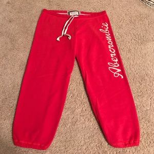 Abercrombie and Fitch cropped sweatpants