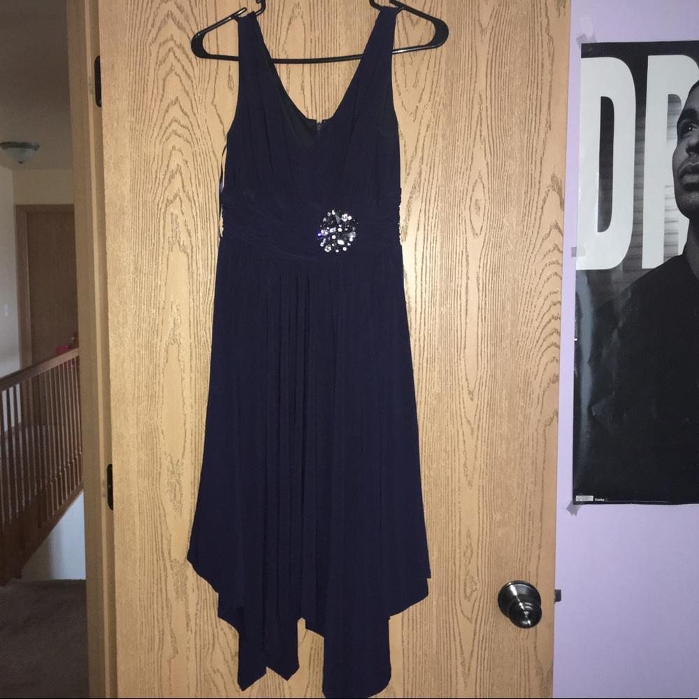 Simple Dress/Blue Navy