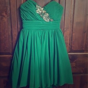 Size 5 green formal dress