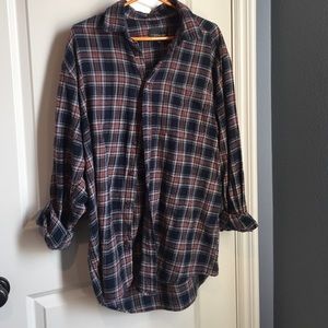 Oversized flannel