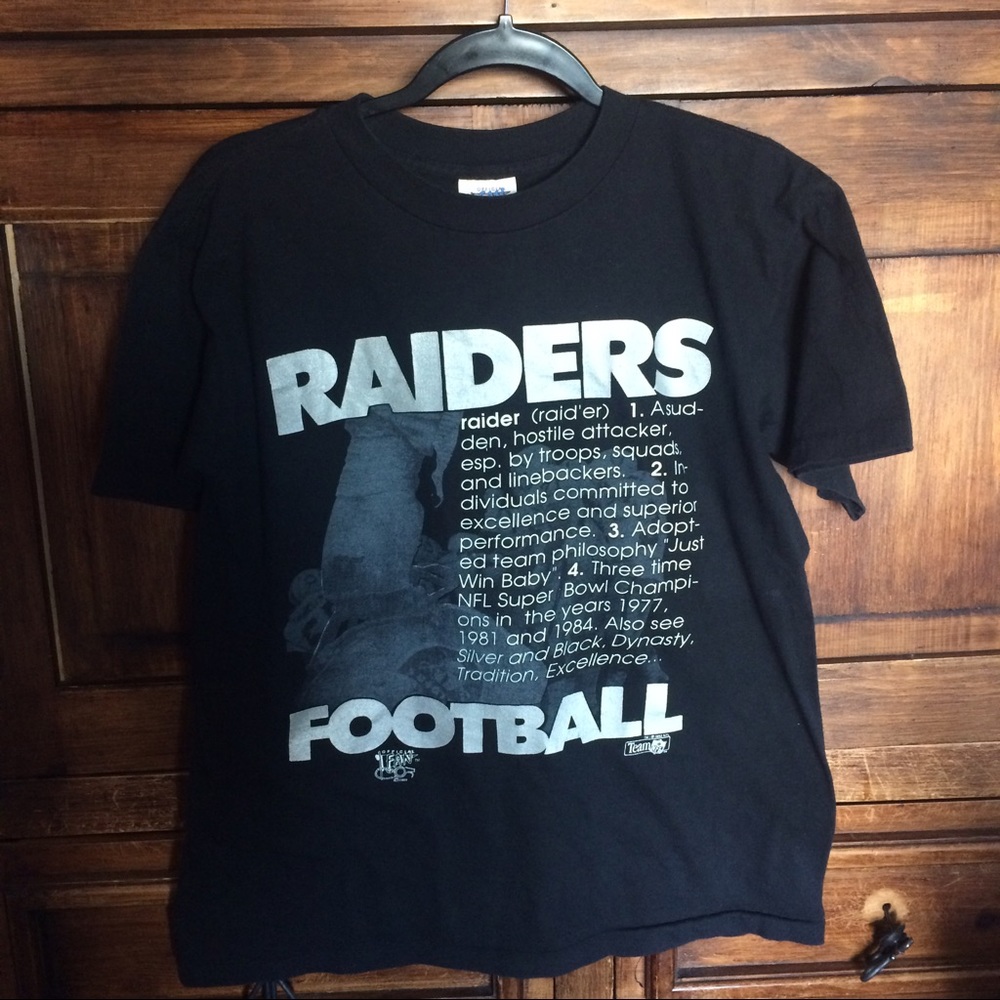 Vintage raiders shirt