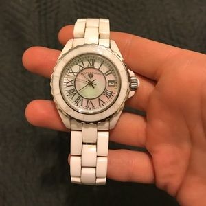 Swiss Legend white karamica ceramic watch