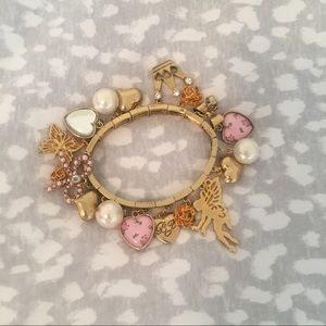 Gold Betsy Johnson Bracelet