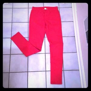 Red Skinny Jeans