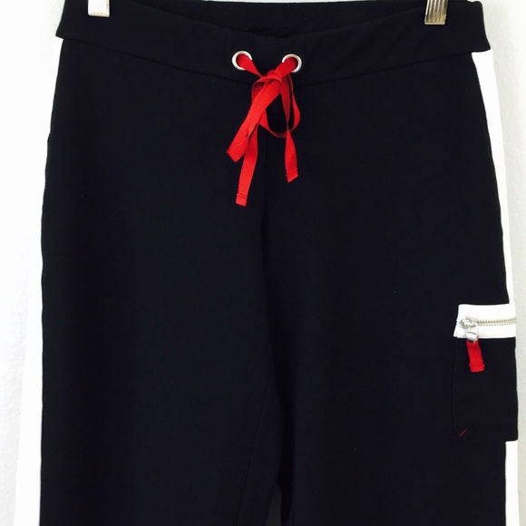 Loft Black Color Block Capri Pants! - Picture 3 of 8