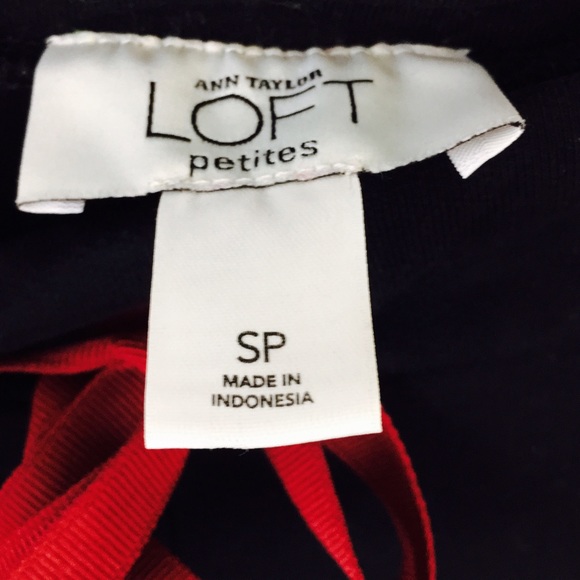 Loft Black Color Block Capri Pants! - Picture 7 of 8