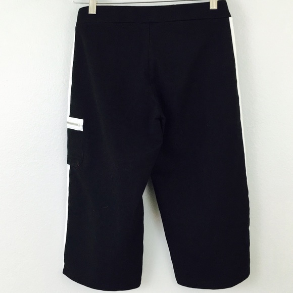 Loft Black Color Block Capri Pants! - Picture 8 of 8