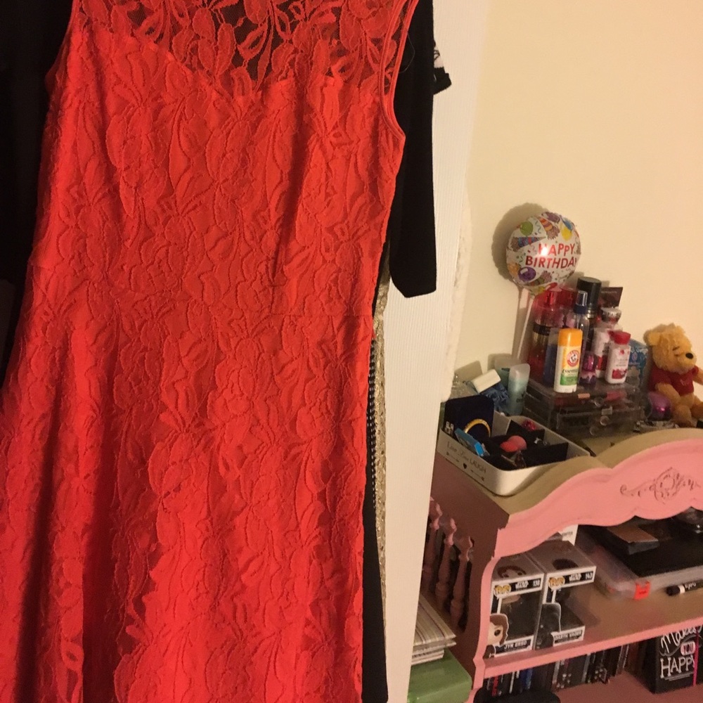 Coral color dress. NWT