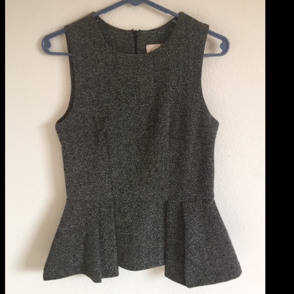 H&M peplum vest