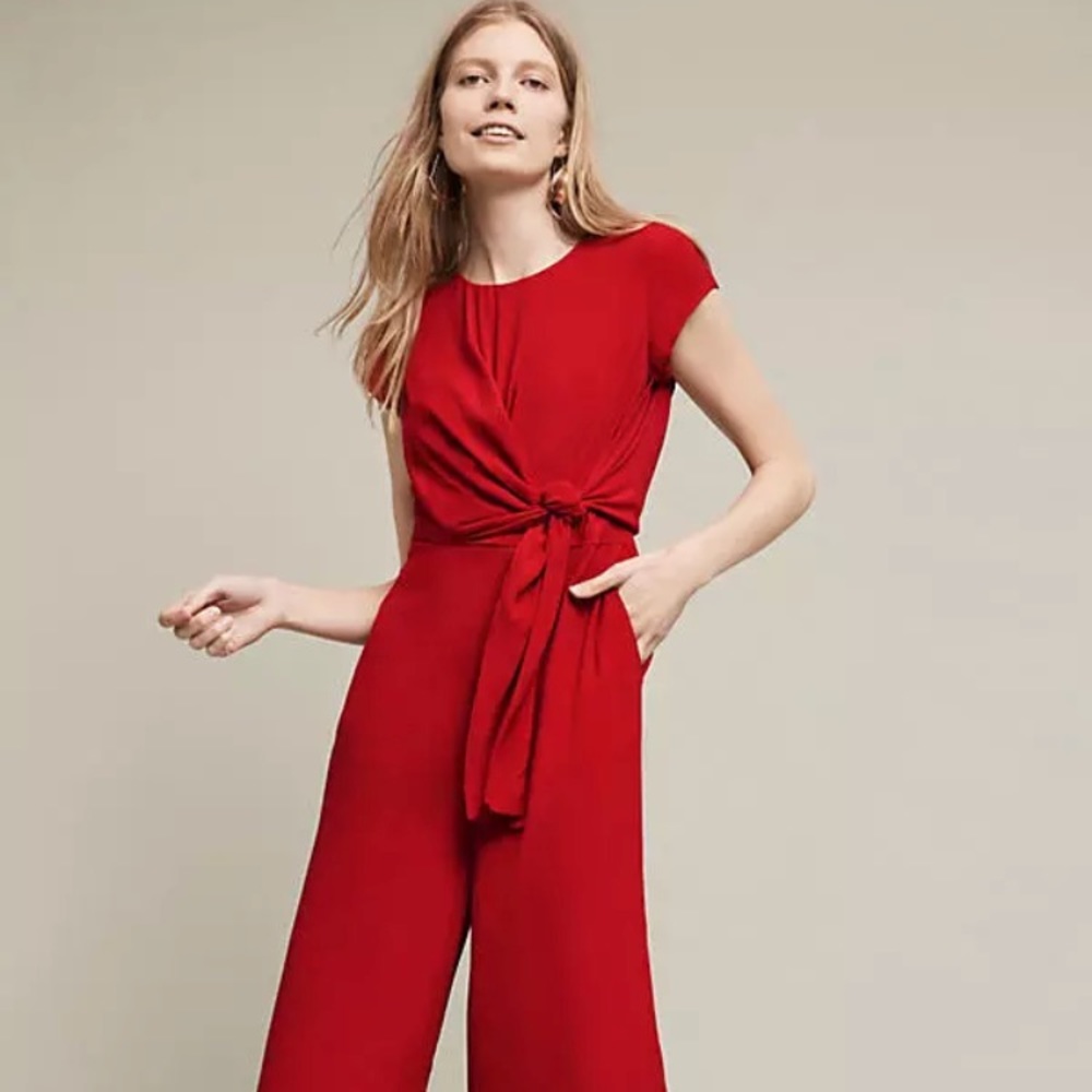 Anthropologie red jumper. Brand new with tag!!