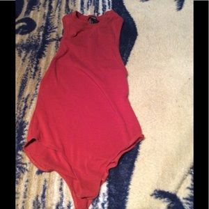 Forever 21 blood orange body suit