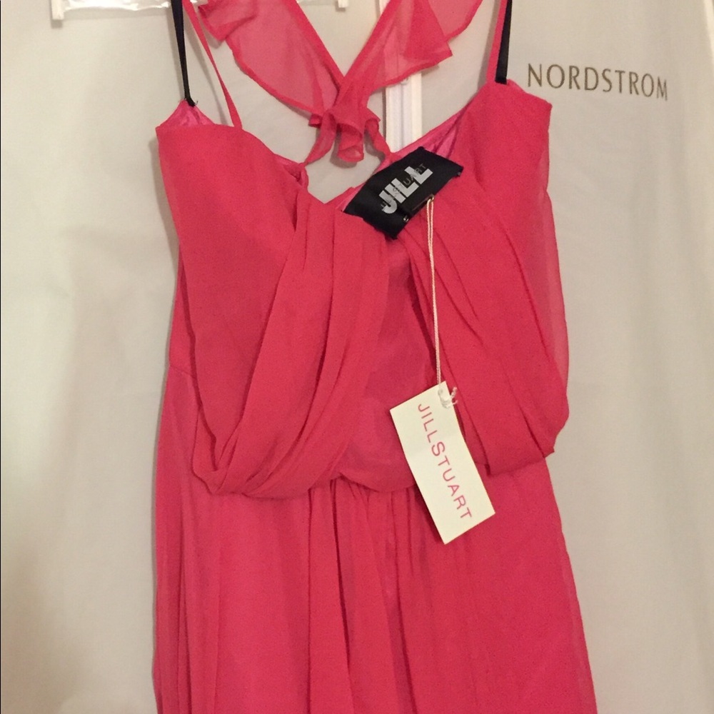 New with tags JILL STUART Silk Chiffon mini dress