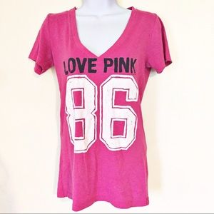 Victoria's Secret Pink Shirt, Hot Pink, Love Pink