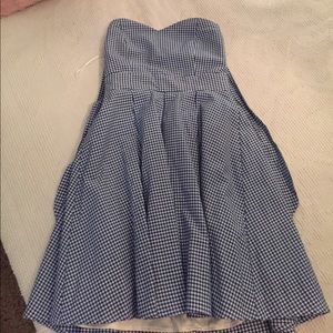 Lauren James Blue gingham dress