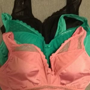 Rhonda Shear Pin up Bra 3 pack