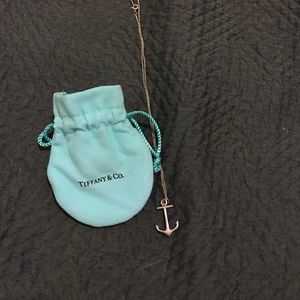Tiffany anchor necklace