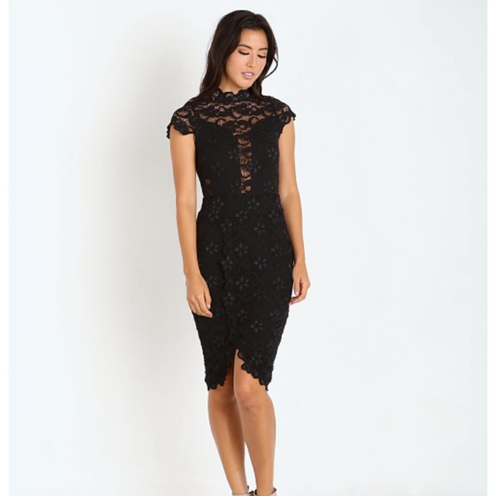 NWT Nightcap Black Lace Dress