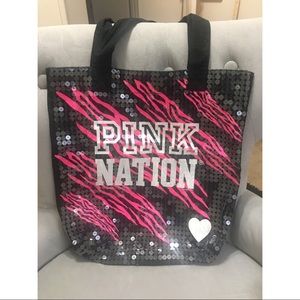 PINK tote bag