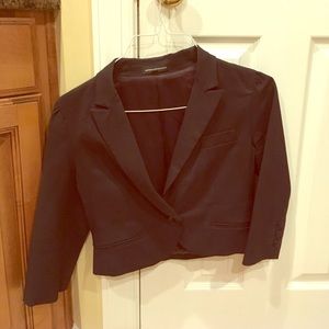 Express Black Cropped Jacket