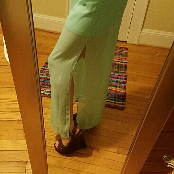 Express Mermaid Chiffon Maxi - Picture 2 of 6