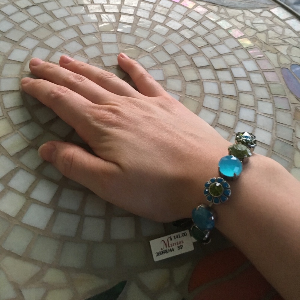 NWT Mariana Coco Silver Plated Bracelet