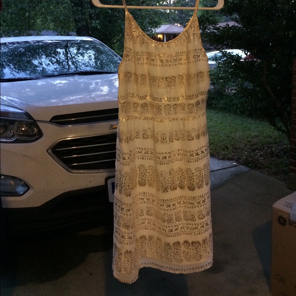 Off white and gold
