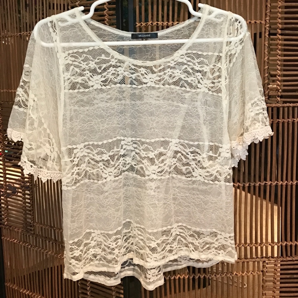 Ivory Lace Blouse