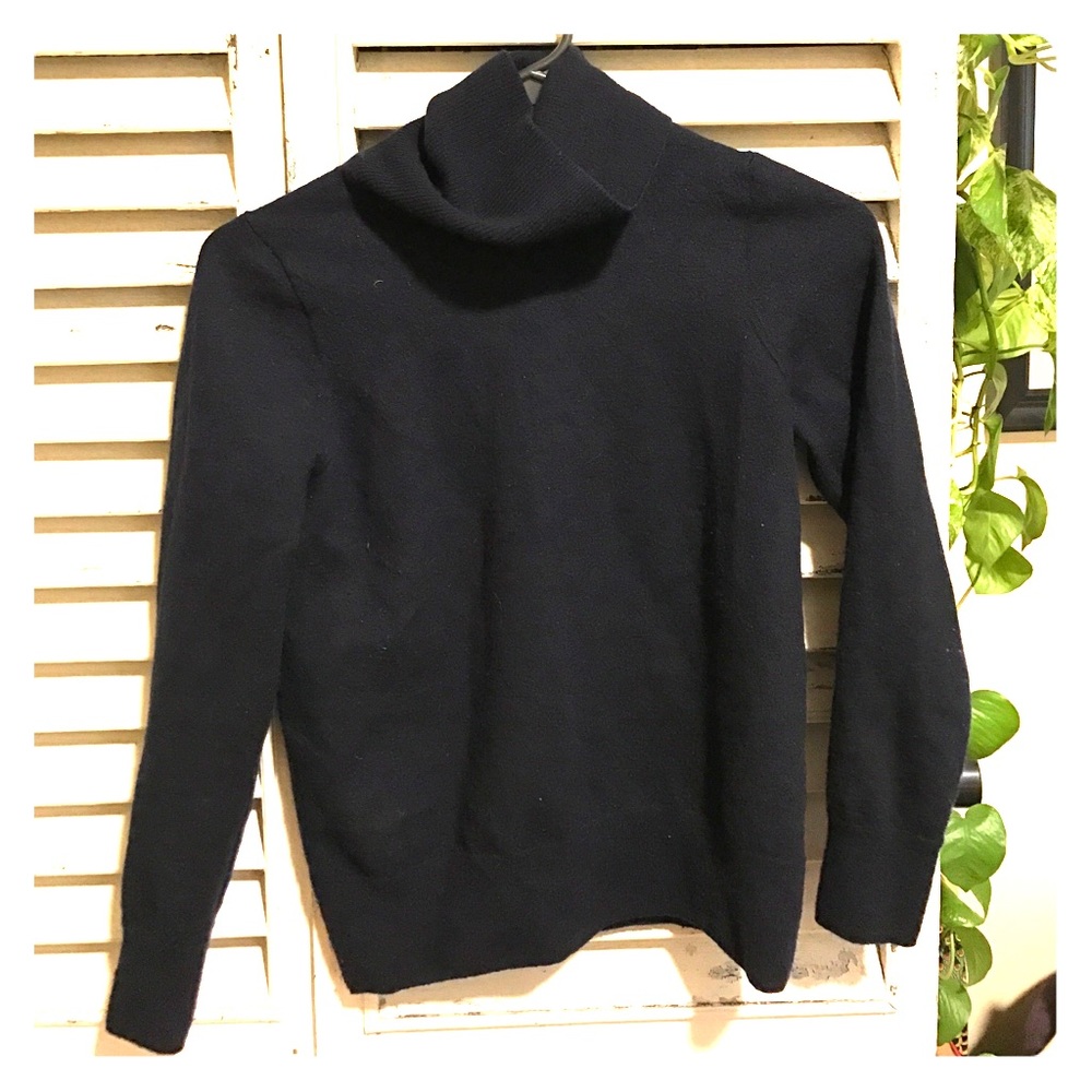 Navy Turtleneck