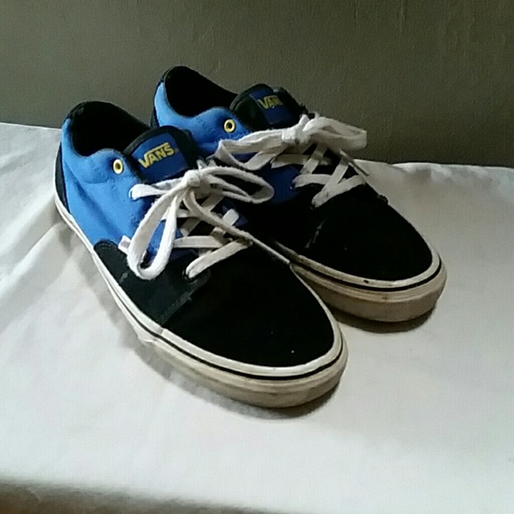 Blue and black Vans - Picture 2 of 4