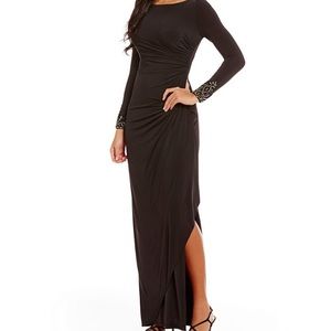 Adrianna Papell Venecian Jersey Drape Gown