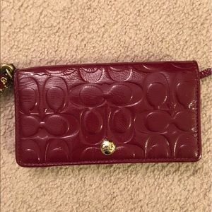 EUC Coach wallet/wristlet