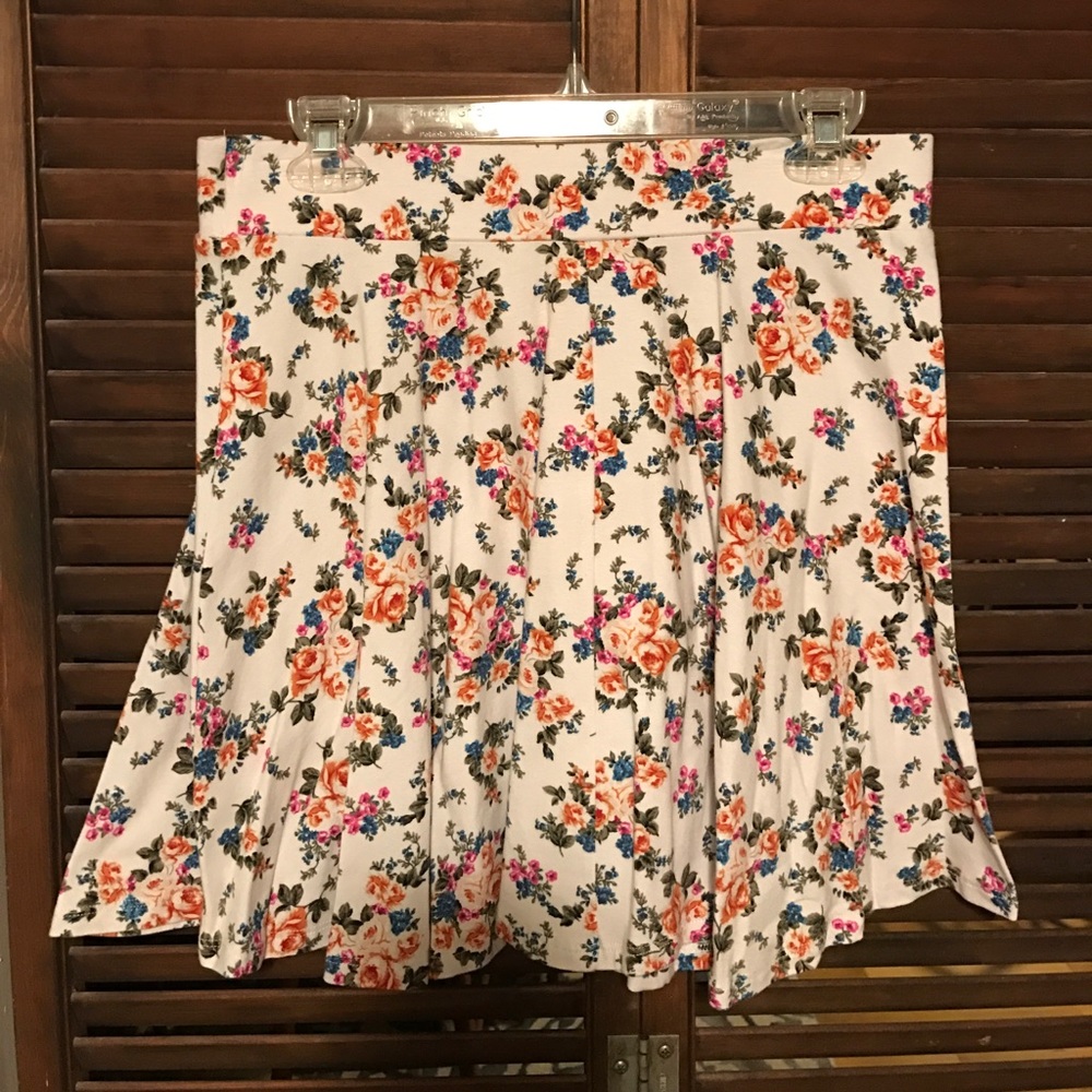 Floral Stretchy Skirt