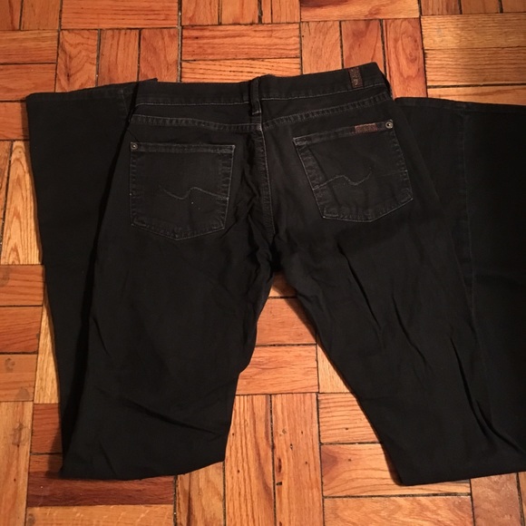 7FORALL Mankind Black Jeans - Picture 4 of 7