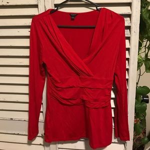 V Neck long sleeve top