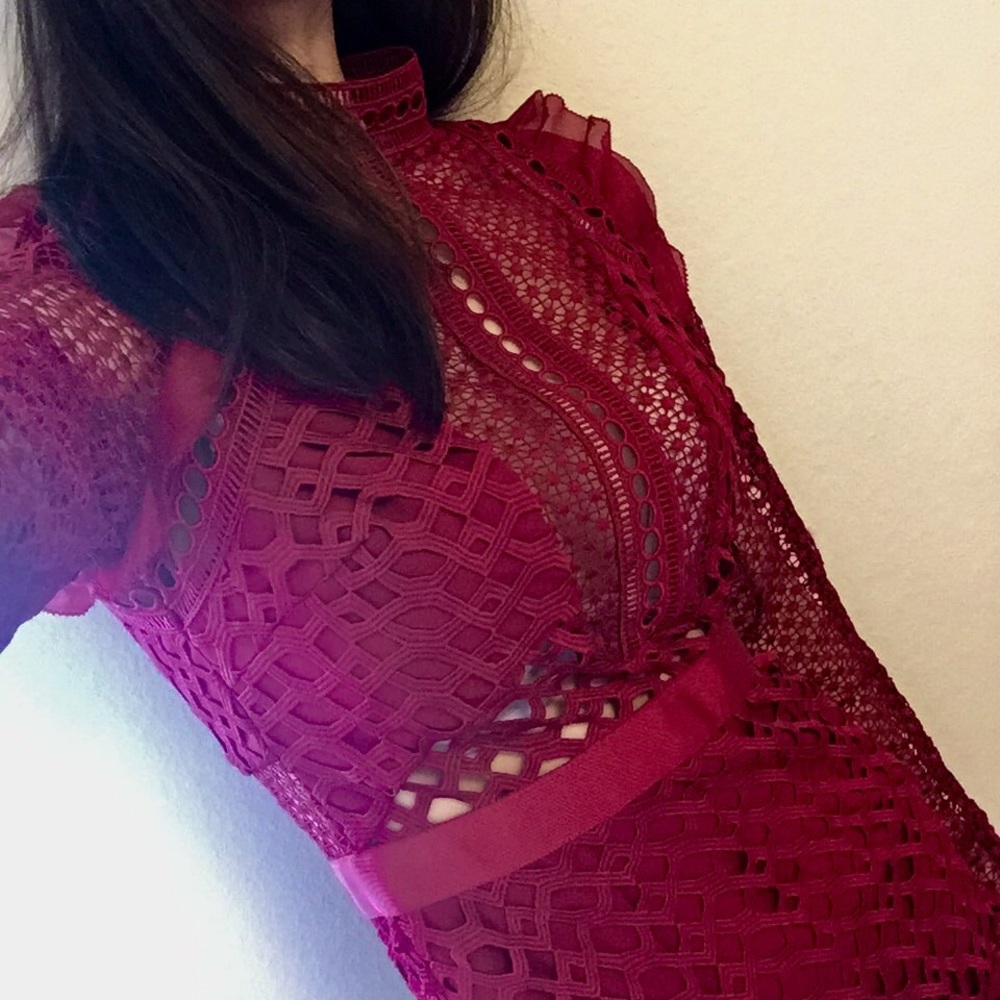 Self Portrait Red Dress size 6